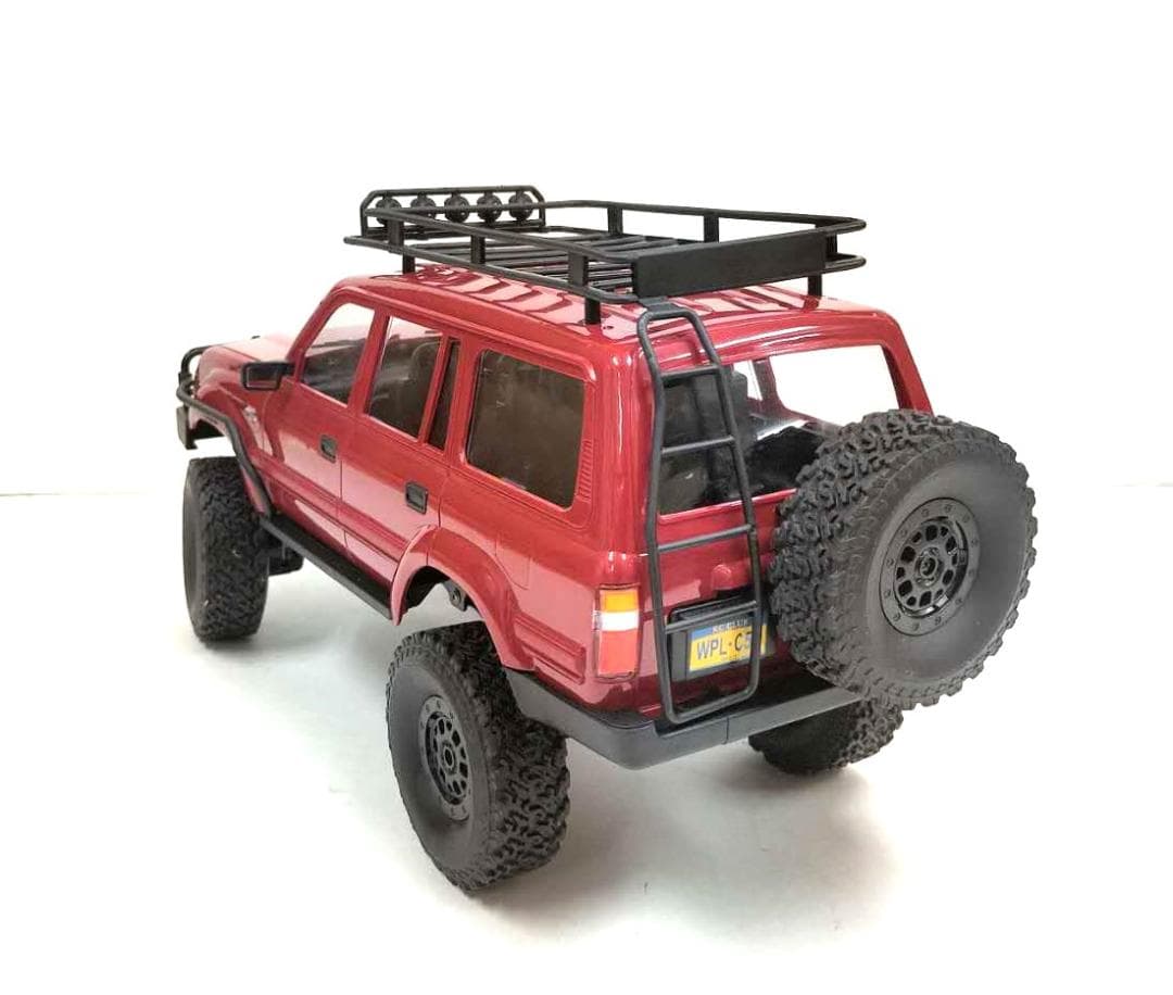 1/16サイズ　４WD　オフロードカーラジコン　WPL　C54-1レッド