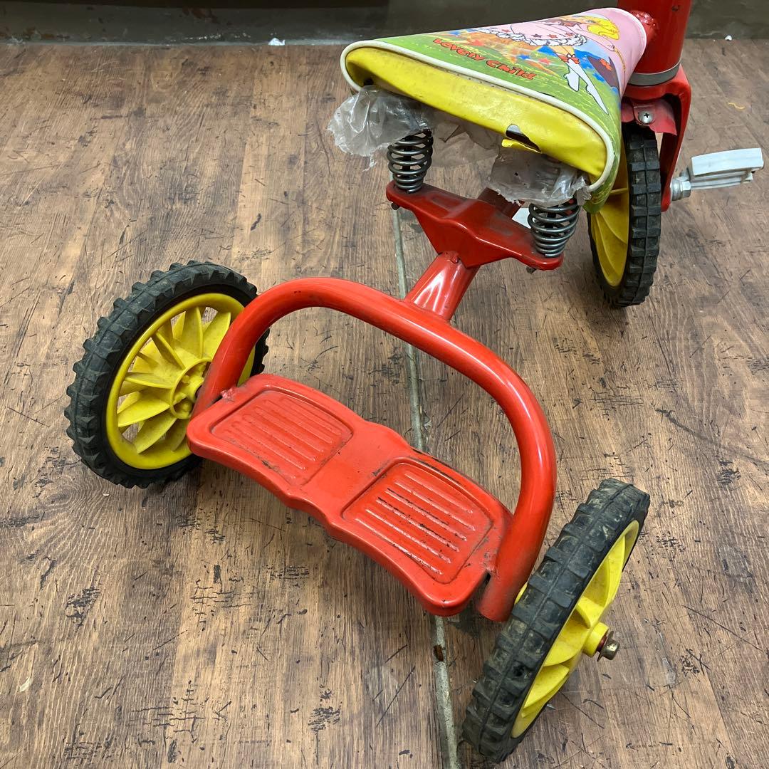 昭和レトロ バンビ ラブリーチャイルド ヴィンテージ 三輪車 レッド 当時物希少