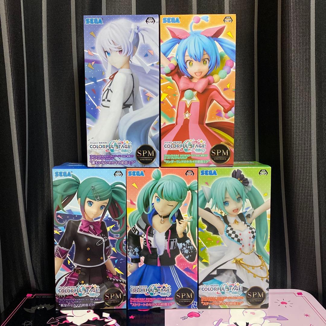 プロセカ　SPM スーパープレミアムフィギュア 初音ミク　5種セット