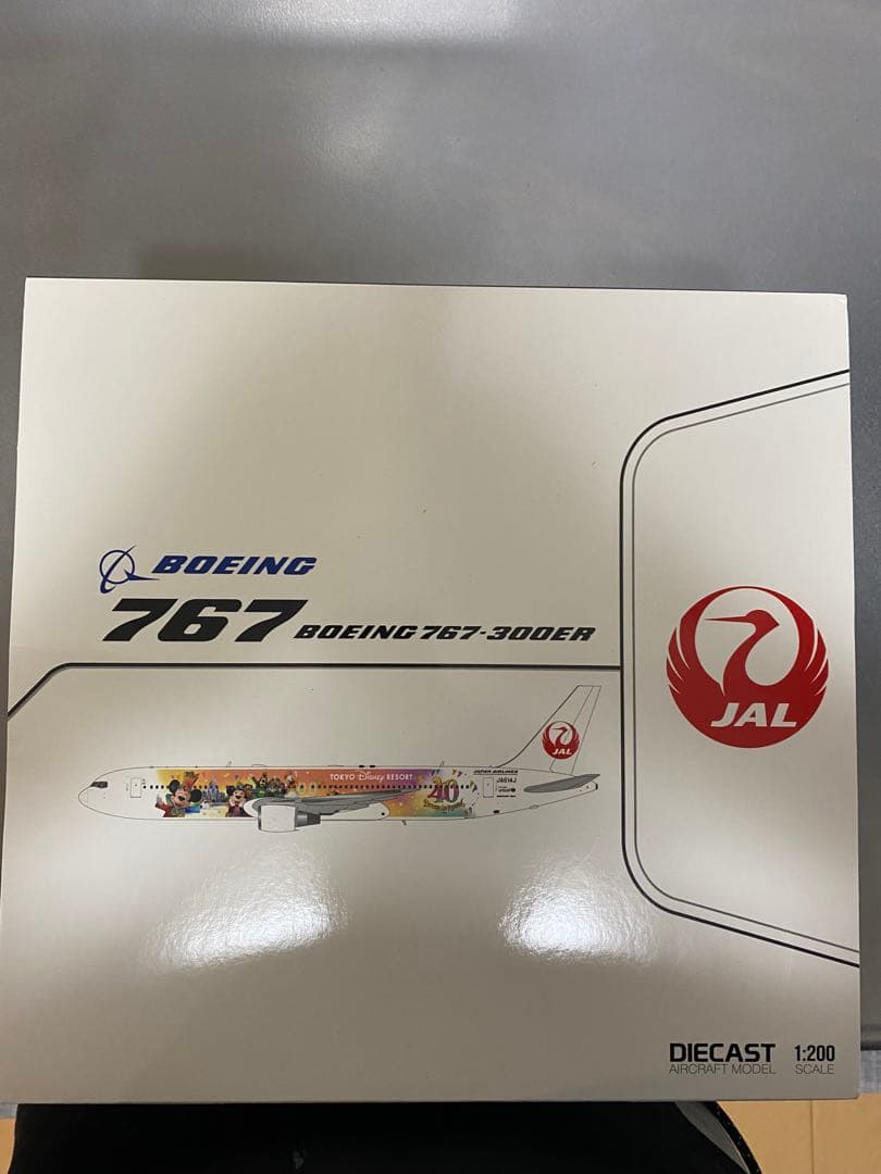 夜*行様 訳ありJAL Boeing 767-300ER ダイキャストモデル