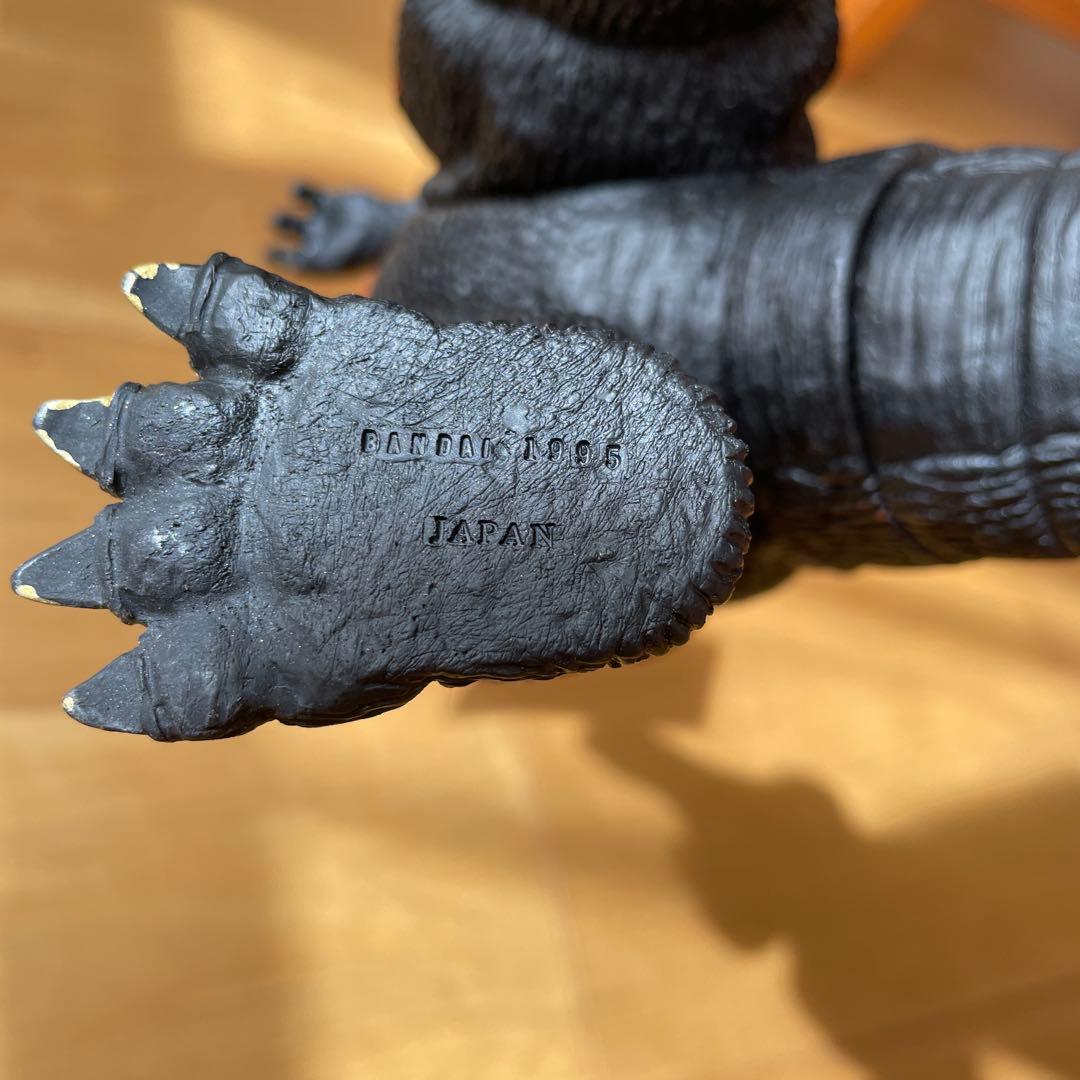 【希少タグ付】1995年 バーニングゴジラ ソフビ フィギュア 東宝