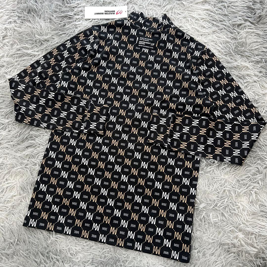 新品　マスターバニーエディション　ハイネック　長袖シャツ　裏起毛　モノグラム　0