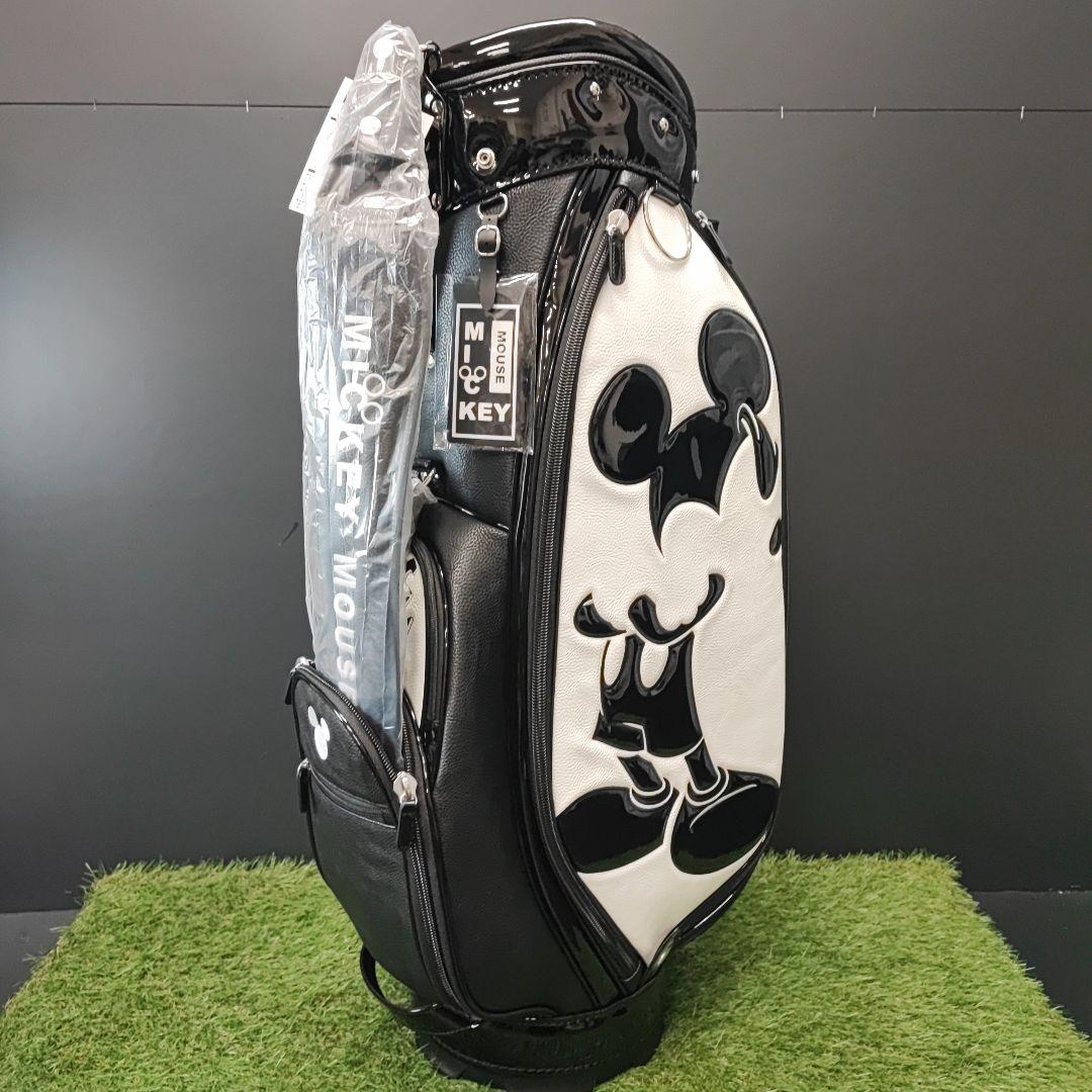 ディズニー MONOCHROME MICKEY キャディバッグ ミッキーマウス
