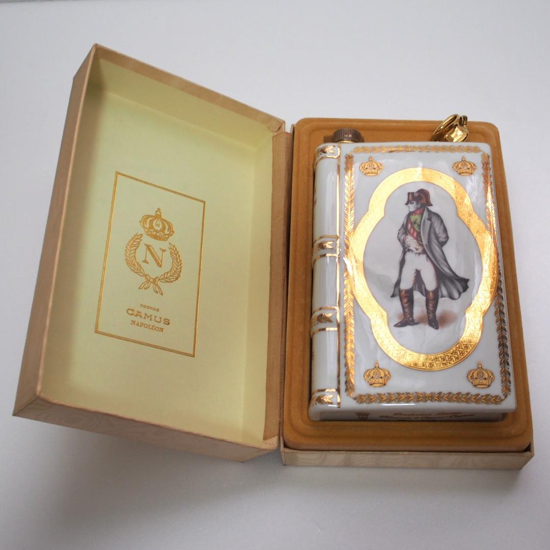 未開栓 CAMUS カミュ ナポレオン コニャック 本型陶器ボトル