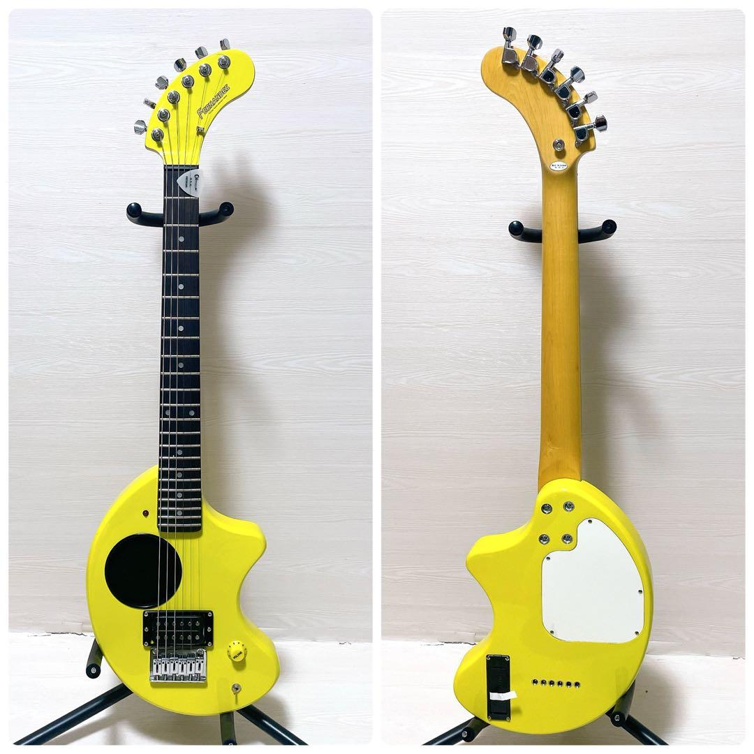 【ケース 交換弦付】 フェルナンデス zo-3 エレキギター アンプ内蔵 黄色