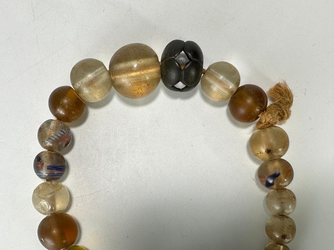 北海道アイヌ民族　アイヌ玉　首飾りタマサキ