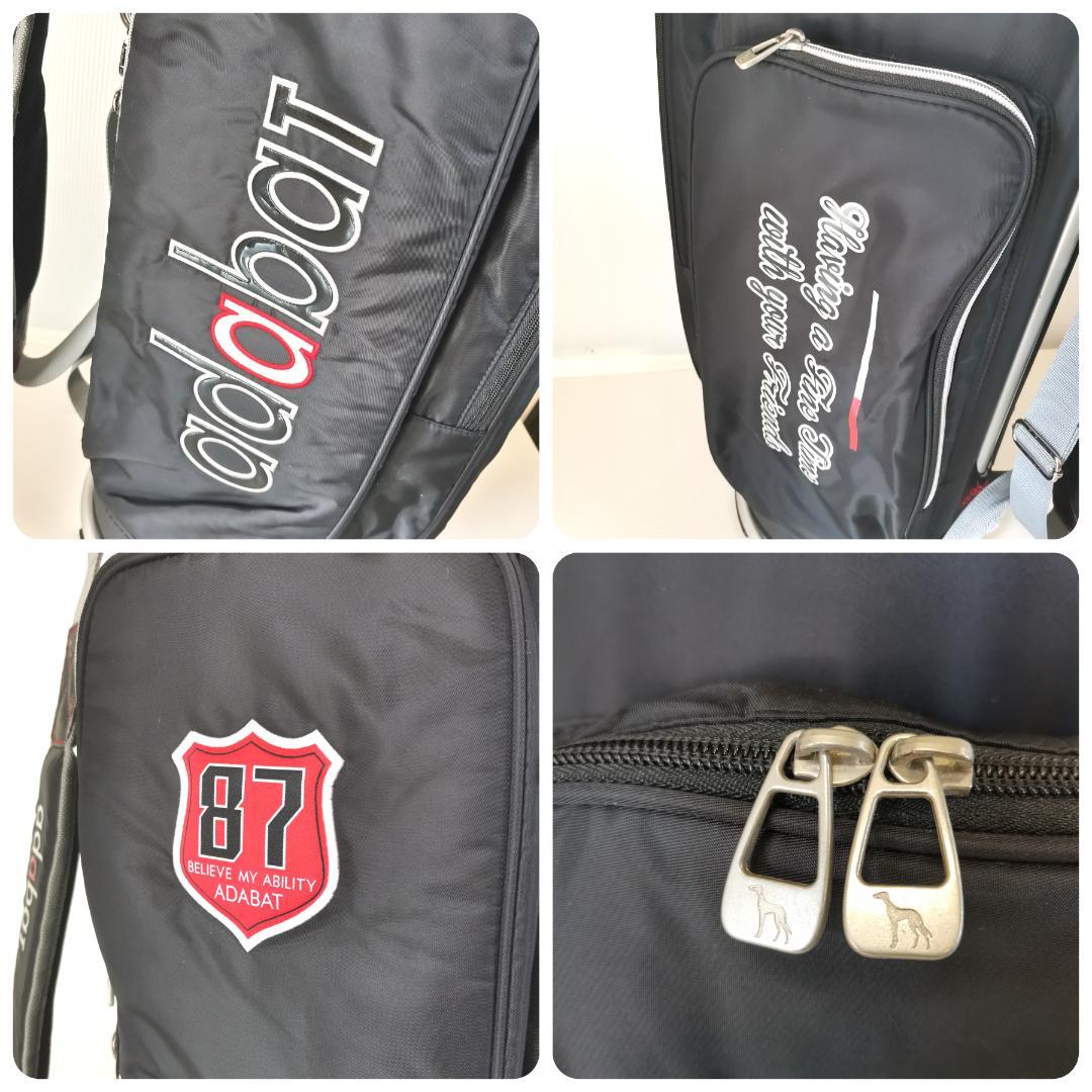 【超軽量】adabat アダバット キャディバッグ パイプハンドル ブラック