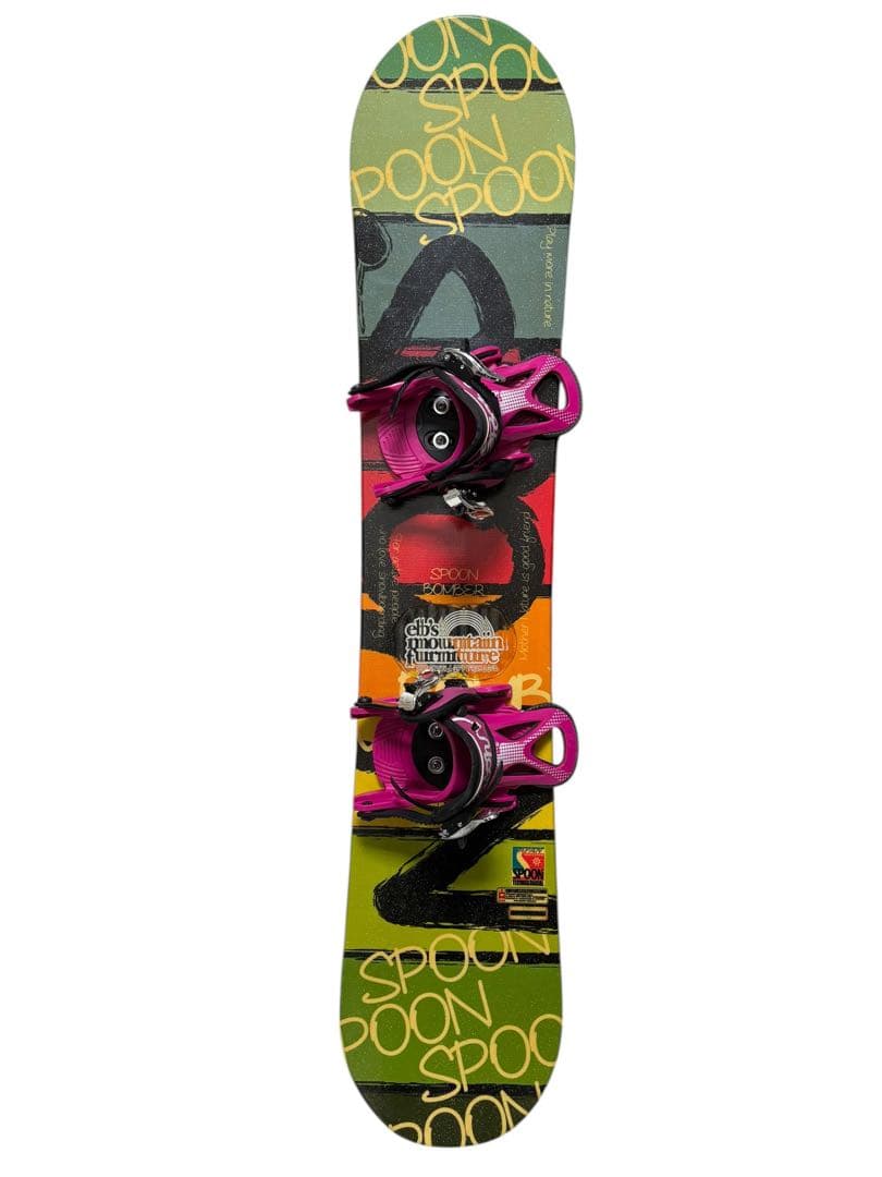 【お得なセット】SPOON キッズ用 ボード+ビンディング 約128センチ