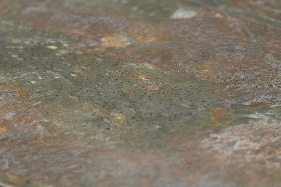 中国美術 文房具 端渓 硯 刻 庭園 箱付(K-LC730)