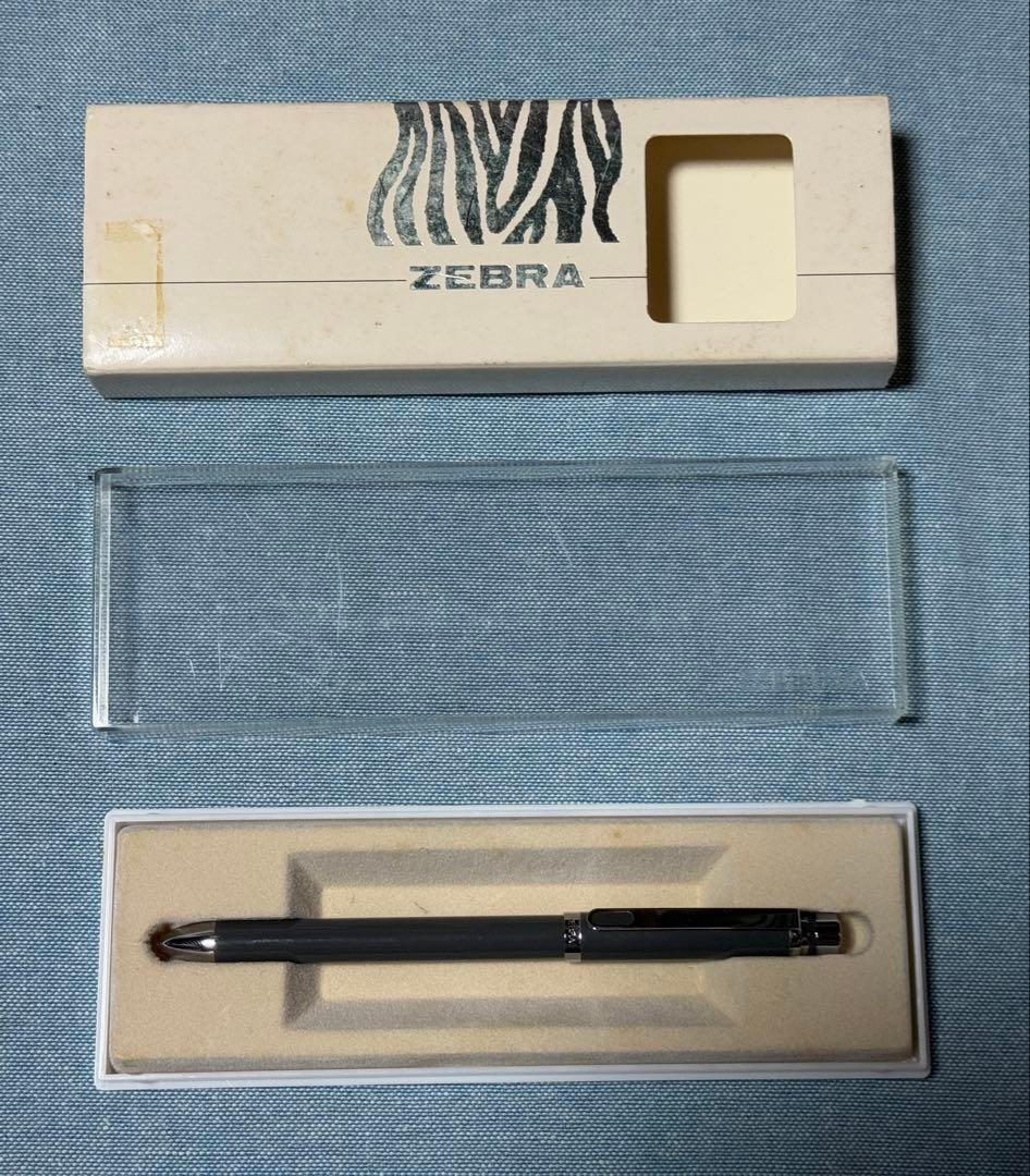 漆　グレー　JP　ZEBRA SHARBO シャープ ボールペン　美品希少
