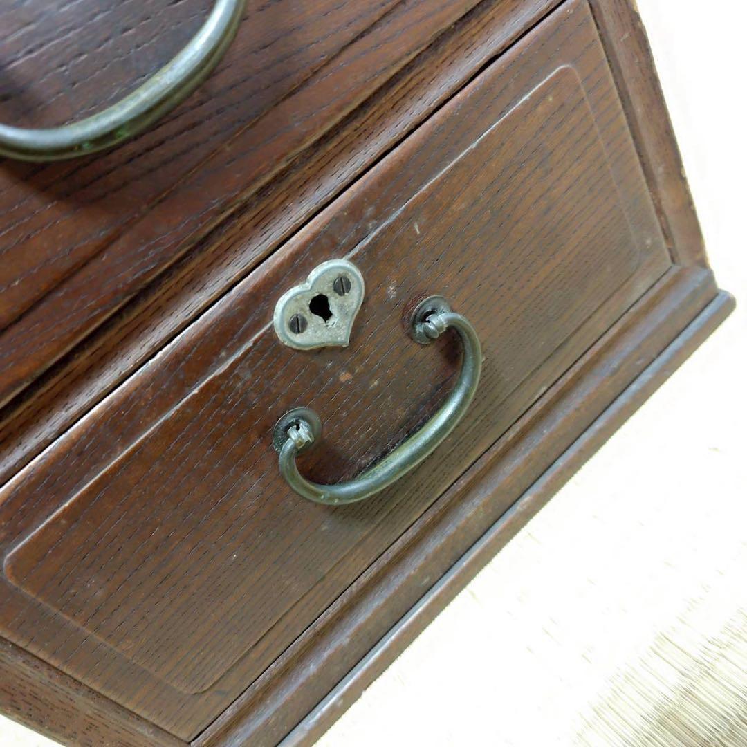 アンティーク ３段チェスト コンパクト タンス 年代物 お洒落 オシャレ 和風