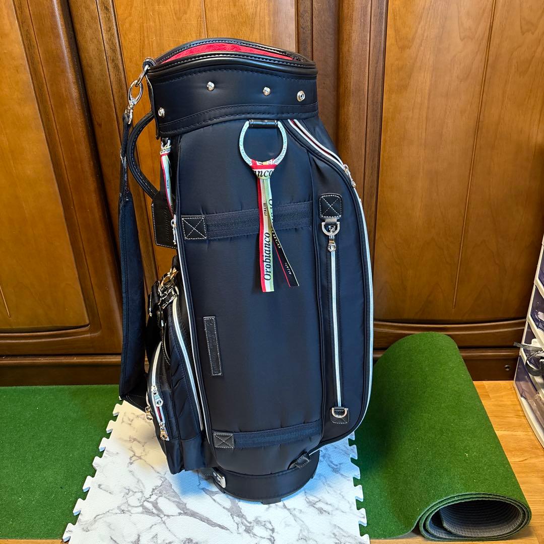 オロビアンコキャディバッグ　ブラック