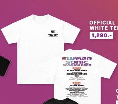 サマーソニックバンコク2025　公式Tシャツ
