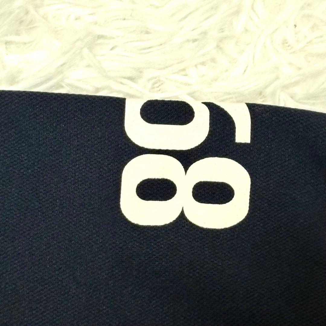 【極美品】パーリーゲイツ　ハーフジップtシャツ ゴルフ　ネイビー　L