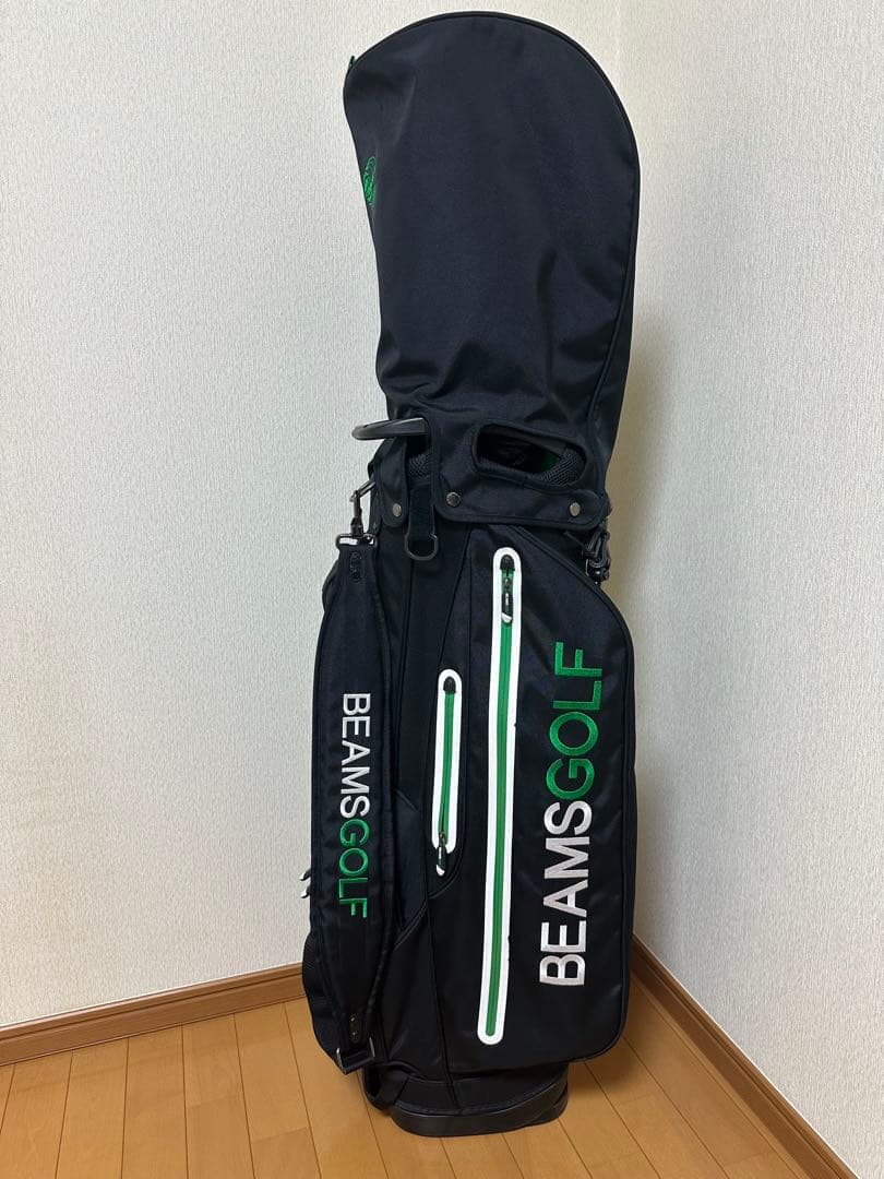 BEAMS GOLF ブラックキャディバッグ