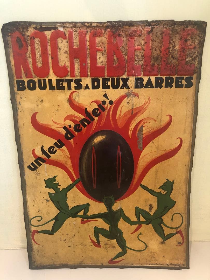 ビンテージ　30s デビル 悪魔　アドバタイジング　インダストリアル　Devil