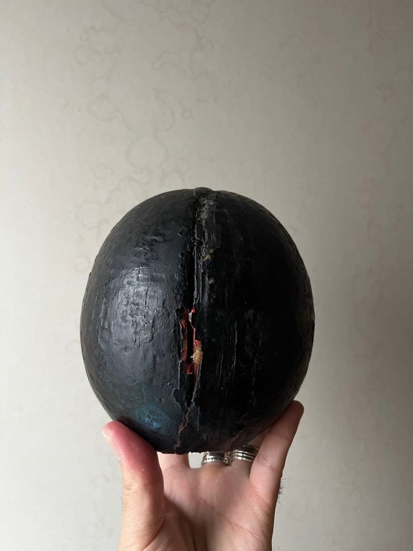 達磨　木型　張子の木型　だるま　高崎だるま　骨董　民藝　時代は明治から昭和