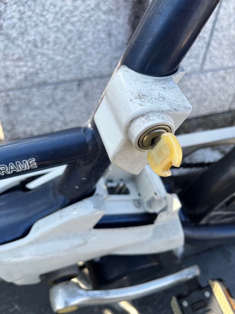 未整備　電動アシスト　Panasonic aluminum FRAME 折り畳み