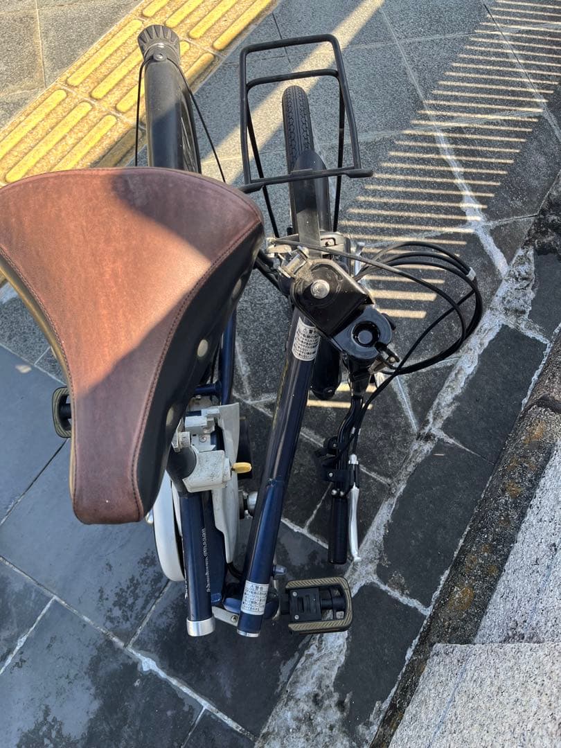 未整備　電動アシスト　Panasonic aluminum FRAME 折り畳み