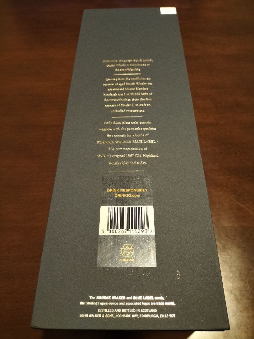 1L　ジョニーウォーカー　ブルーラベル　【未開栓】