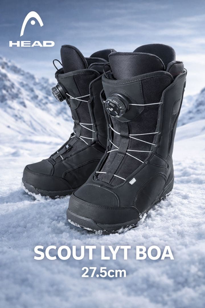 美品　HEAD SCOUT LYT BOA スノーボードブーツ 27.5