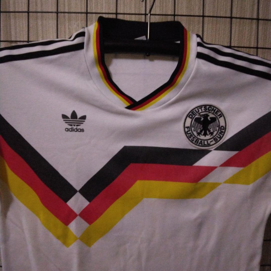 adidas 90年WM大会出場　西ドイツ代表 ホーム用サッカーシャツ