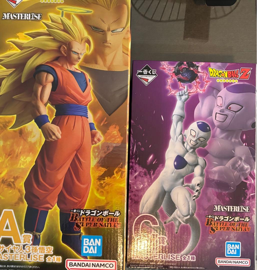ドラゴンボール一番くじA賞超サイヤ人3孫悟空C賞フリーザバビディセット