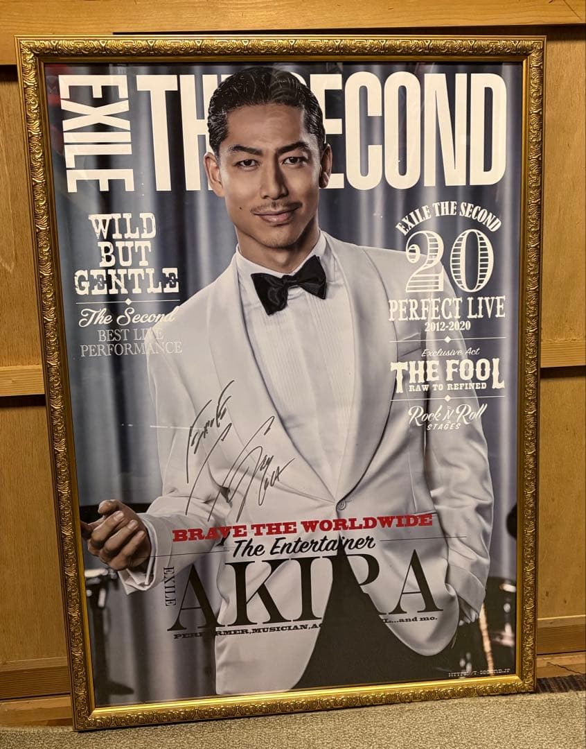 THE SECOND from EXILE AKIRA サイン ポスター
