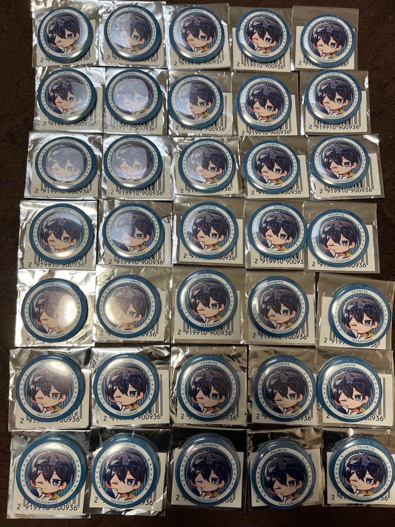 ふじみや　高田村交易所　缶バッジB 35点