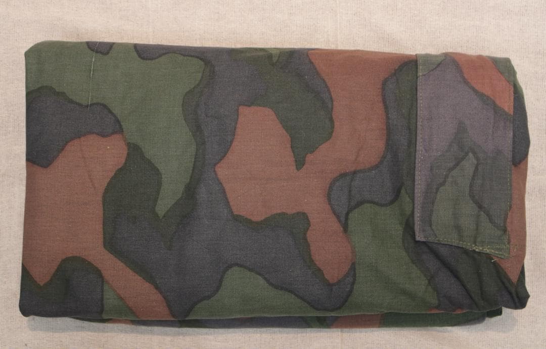 デッドストック ノルウェー軍 テント A カモフラージュ2 軍幕 ポンチョシート