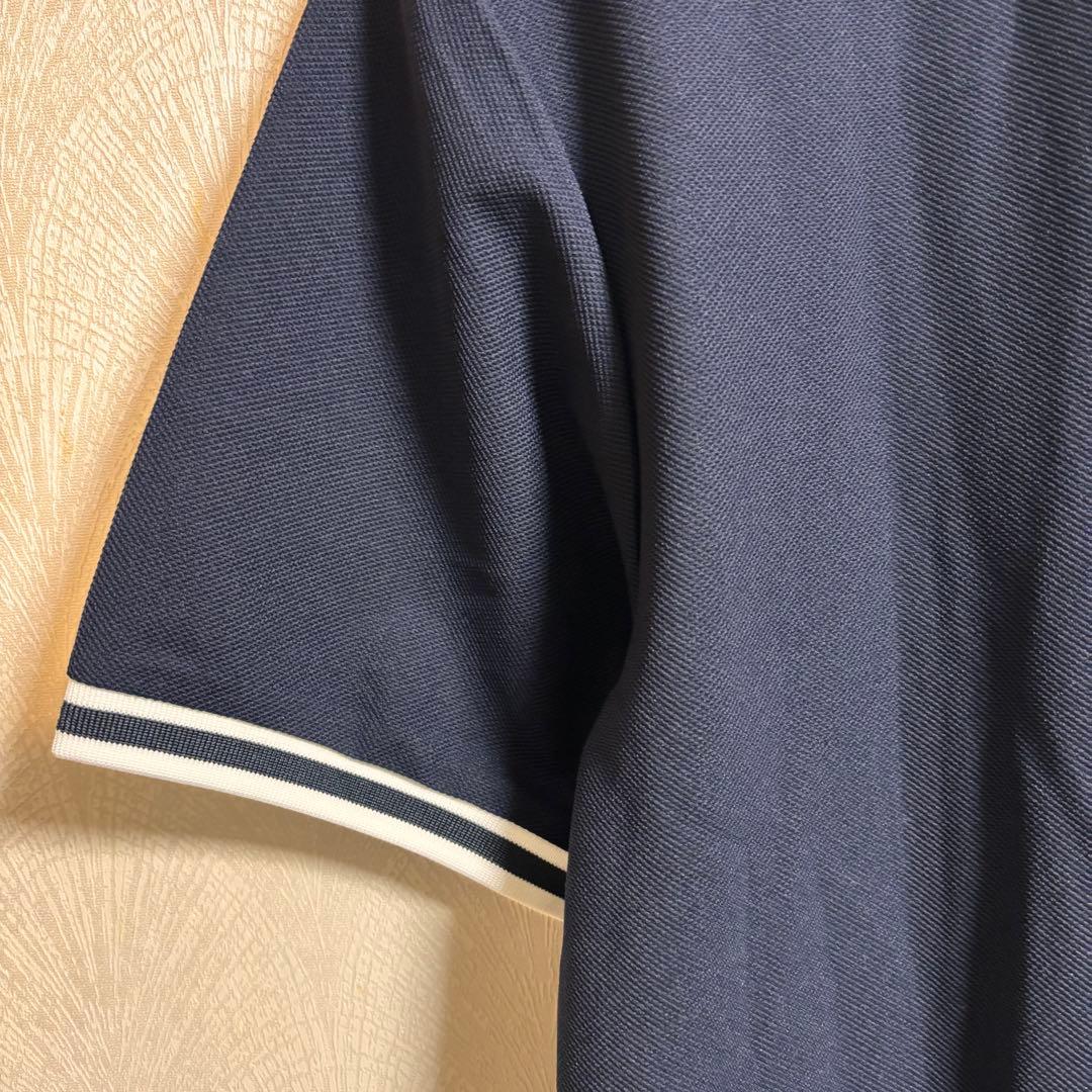 V12 LIB OUT POLO ゴルフウェア ポロシャツ 半袖 ネイビー XL