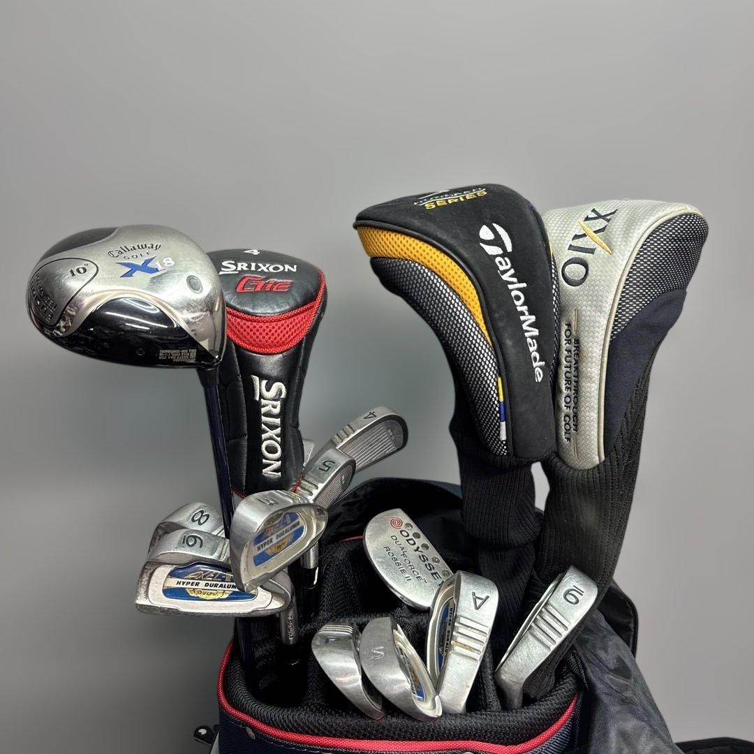 キャディバッグ　初心者　アイアン　ドライバー　フェアウェイウッド　パター