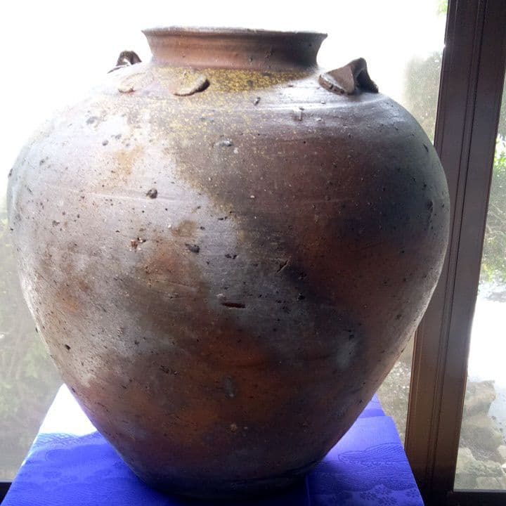 桃山時代備前焼4耳壺