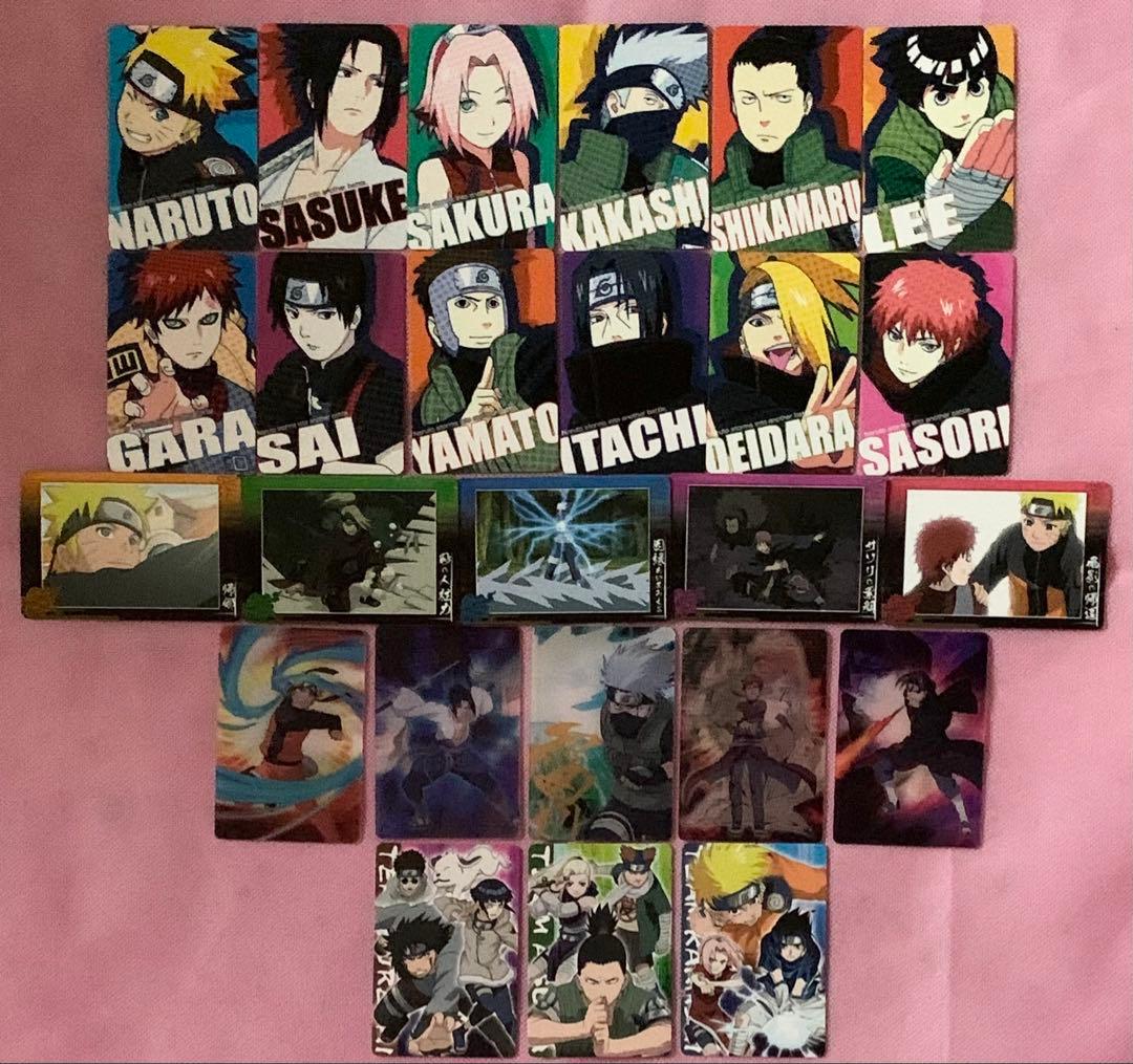 NARUTO グミカード 全25種類 フルコンプ ナルト サスケ イタチ カカシ