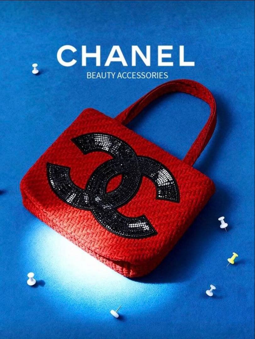 即日発送 CHANEL 最安値 ノベルティトートバッグ ビッグココマーク レッド