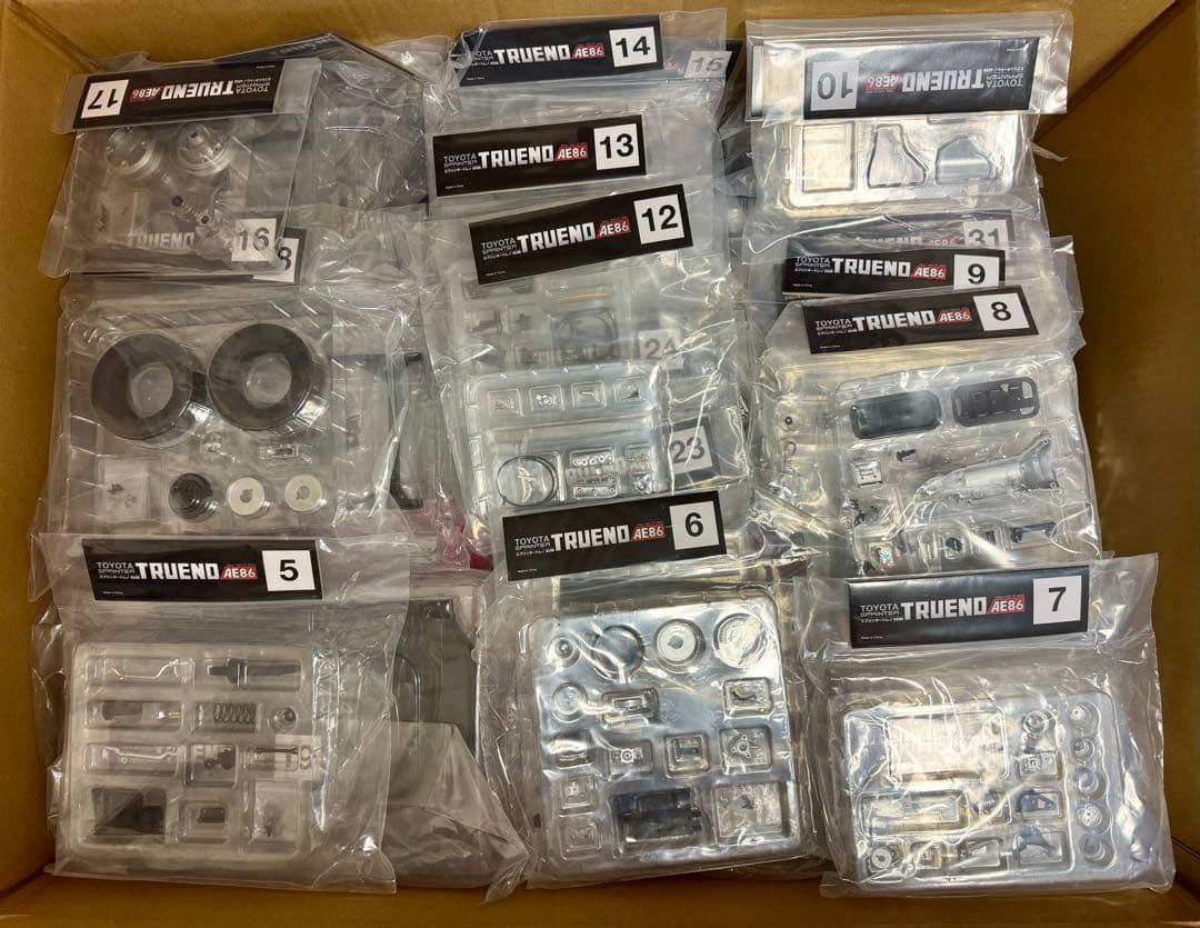 滝*様 デアゴスティーニ トレノ AE86 全110号 カスタムパーツセット【値