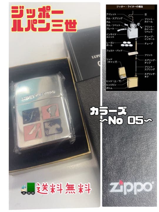 ○ ジッポー　ルパン三世　カラーズ　No 05