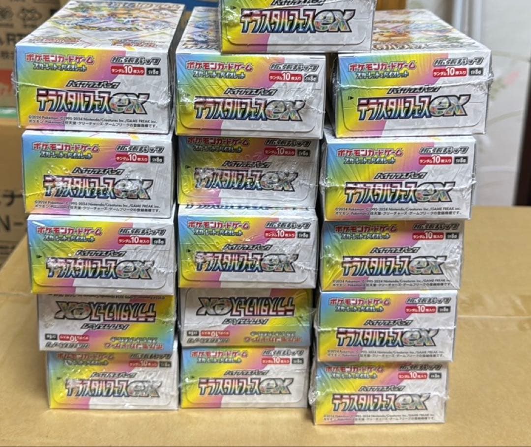 ポケモンカード テラスタルフェスex 新品未開封シュリンク付き 10BOX