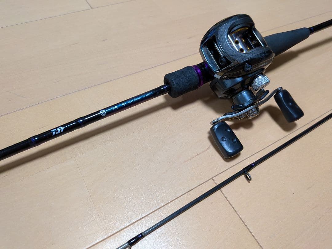 タチウオ　タチウオジギング　ロッド　リール　左巻き　本体　セット