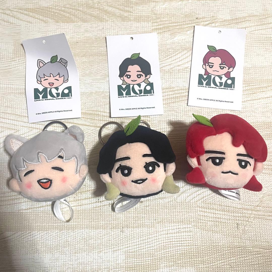 ミセスグリーンアップル ソウル ぬいぐるみキーホルダー 3人セット