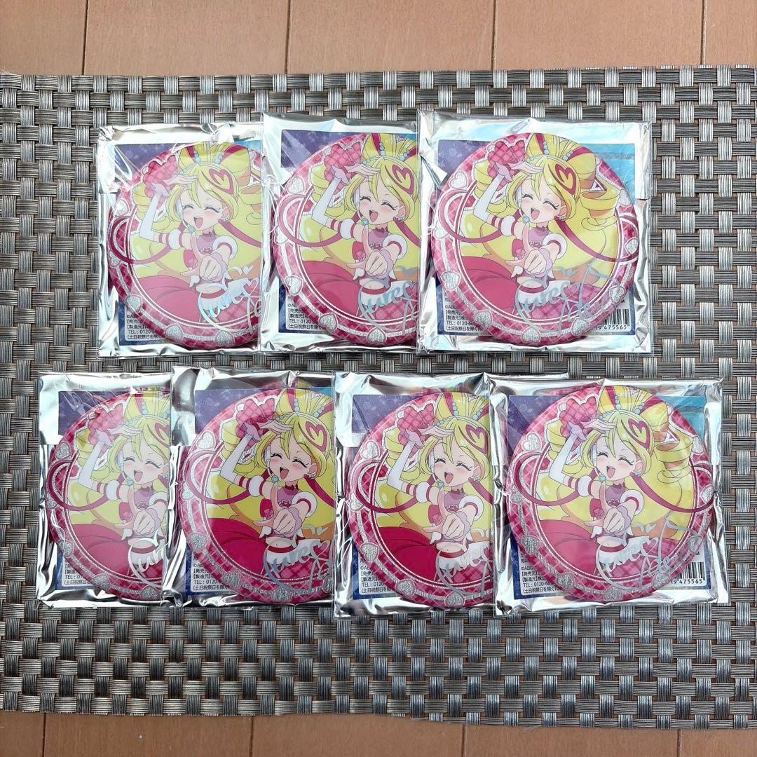 キミとアイドルプリキュア展 キュアアイドル 缶バッジ サイン 7点