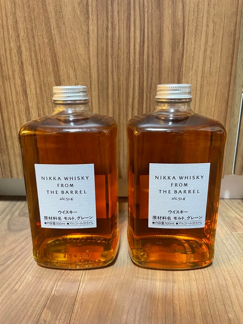 NIKKA FROM THE BARREL ウイスキー 500ml×2