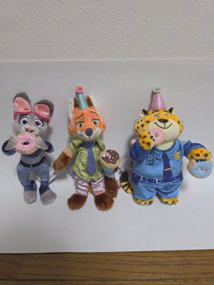 ズートピア ディズニーストア キーチェーン３点セット