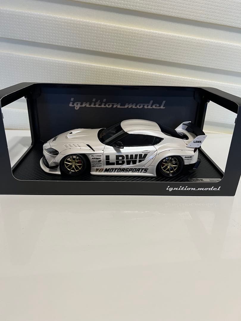 イグニッションモデル LBWK スープラ ホワイト 1/18