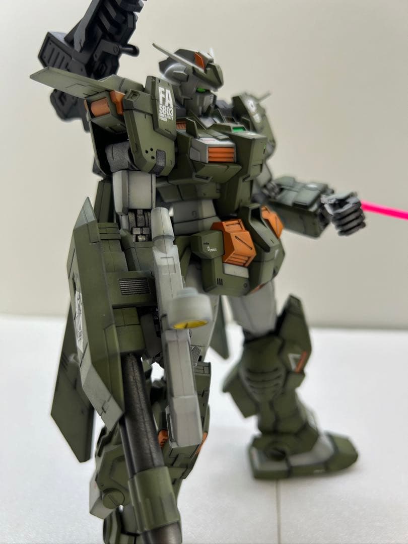 年末セール ガンプラMGストームブリンガーFA 全塗装完成品