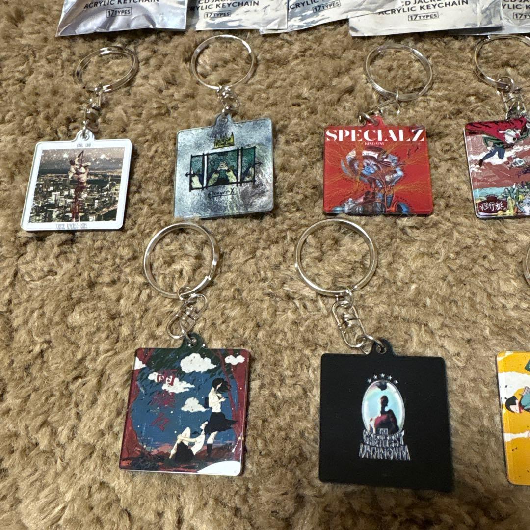 KingGnu CDジャケット アクリルキーホルダー 9種類