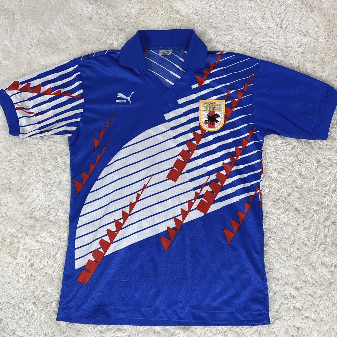 サッカー日本代表 ドーハモデル プーマ 半袖ユニフォーム Mヒットユニオン製