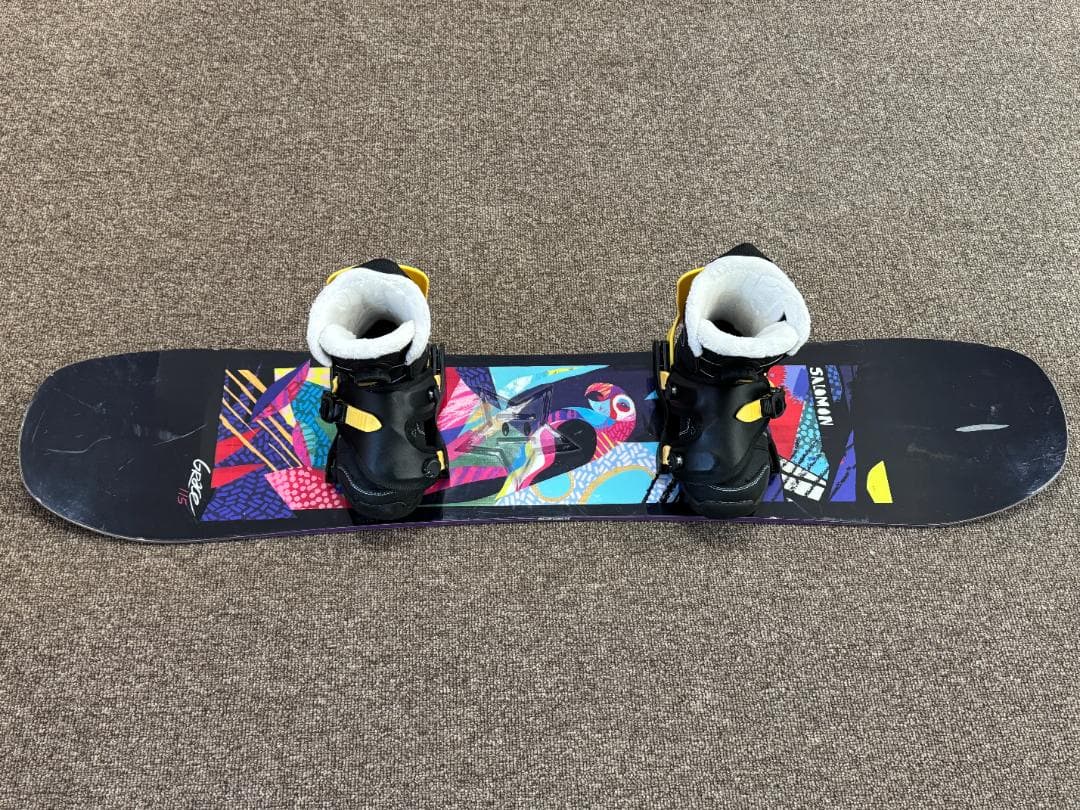 キッズ スノーボード(SALOMON)・ブーツ・バインディング 3点セット