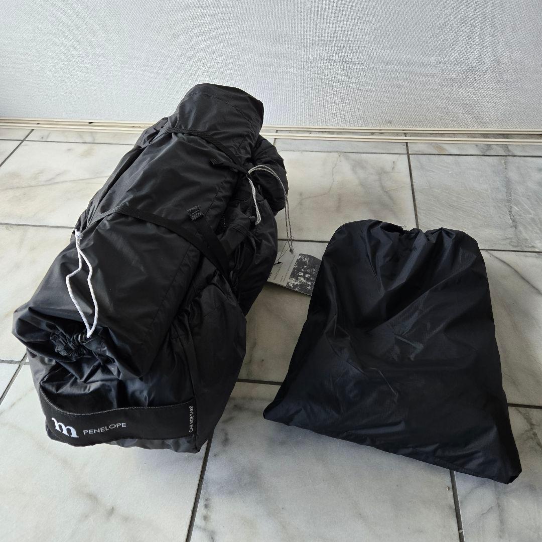 muraco　Penelope カーサイドタープ ブラック　復刻版