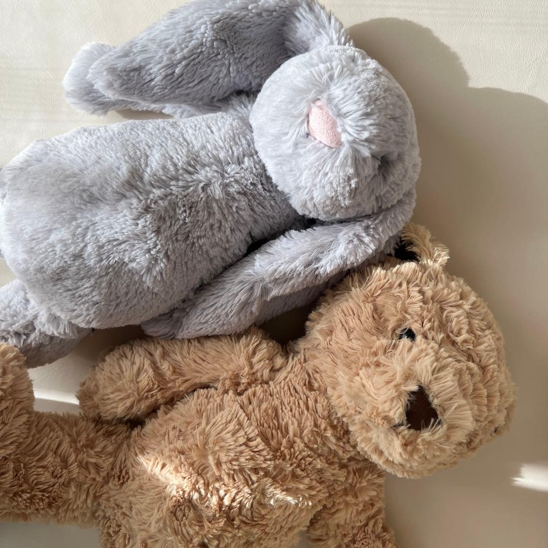  ぬいぐるみ Mサイズ　バニー,ベア2体